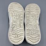 Sperry  Top‎ Sider Grey Leather Perforated Slip On Women’s Loafers 8 M Comfy Photo 7