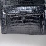 1950s Lucille de Paris Vintage Original Couture Bag Rare Alligator Handbag Purse Black Photo 10
