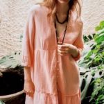 ZARA tiered button down mini dress Photo 1