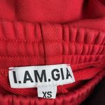 I am gia I.AM.GIA Red High Rise Jogger Sweatpants Womens Size XS Photo 5