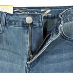 Seven7  SZ 8 Sunset Bermuda Jean Shorts Frayed Hems Distressed Stretch Mid-Rise Photo 1