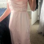 Amazon Long Satin Bridesmaid Dress size 4 Photo 2