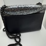 Coach  Parker 18 Dark Navy & Silver Glitter Convertible Shoulder Bag Photo 1