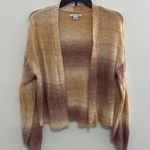 American Eagle  Open Front Cardigan Ombré Orange and Purple Size XXS Photo 0