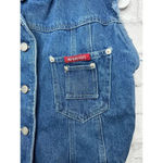 No Excuses Y2K  denim vest, size L. Photo 4