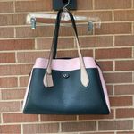 Coach Lora Carryall tote Colorblock in Pewter/Pine Green Aurora Multi Leather Photo 2