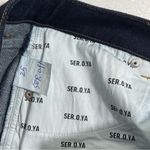 NEW SER.O.YA Cropped Jeans Straight Leg Size 25 Dark Blue Wash Denim‎ Photo 6