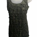 Arden B  Olive Green Fringe Detail Top Photo 0