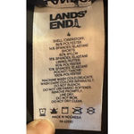 Lands' End Size 4 Women's Floral Black Sport Skirt Elastic Waist Lightweight Photo 4