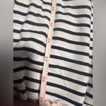 Frank & Eileen Patrick Popover Henley Top Shirt Pullover Black White Striped Size L Photo 5