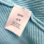 Kerisma Ryu 'Clara' Sweater Light Blue Ribbed Knit Dolman Sleeve Size S/M Photo 6
