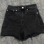 Madewell  Black Jean Shorts Photo 0