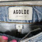 AGOLDE Light Wash Merrel Mid Rise Straight Leg Jeans Photo 3