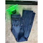 Rag and Bone  Women's Bootcut Jeans Size 27 Dark Blue Low Rise Denim Photo 6