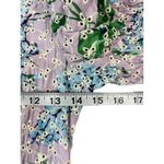 SheIn Women's Lavender Short Floral Dress Photo 5