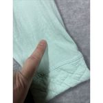 Soft Surroundings ‎ Tunic L Mint Green Quilted Quarter Zip Shirt Casual Comfort Photo 2