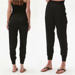 Michael Stars  • Lidia Jogger relaxed satin pants black knit soft pull-on Photo 9