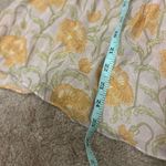 Zimmermann  Orange and Pink Floral Yoke Sheer Blouse AU 1 Boho Cottagecore Photo 4