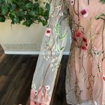 JustFab Floral Embroidered Dress in Nude | medium Photo 3