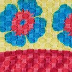 Talbots  Dress 14 Pastel Textured Striped Floral Sleeveless Midi Easter Sprint Photo 2