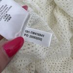 Tommy Bahama  Women’s One Size Beach Cover Linen Beige Open Weave Poncho Resort Photo 8