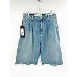 Nili Lotan Women’s Faded Wash Julie Trouser Denim Shorts 27 Photo 1