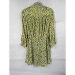 Maeve Anthropologie Floral Galen Mini Dress Women Small Yellow Bohemian Prairie Photo 3