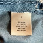 Harper  Heritage Francesca’s Blue White Embroidered Baby Doll Tank Size Small NWT Photo 9