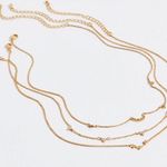 Free People give me away gold layered necklaces Photo 4