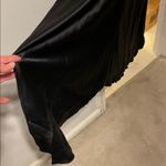 NWT Hannah Hartnell black backless silk charmeuse gown with small train Photo 9