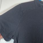 BMW Motorsport Black Polo Pullover Collarless Shirt Size Large EUC #0438 Photo 4