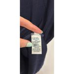 Anthropologie  T-Shirt Womens Small Navy Blue Ribbed Short Sleeve Cloth & Stone Photo 3