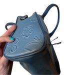 Y2K Blue Butterfly Embossed Vegan Leather Purse Photo 5