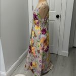 H&M Floral Linen Blend Maxi Dress Photo 5