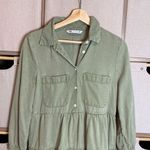 ZARA  Lyocell tiered mini dress Photo 2