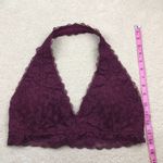 Gilly Hicks : Plum Lace Halter Bra Photo 3