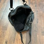 7 For All Mankind black leather shoulder bag Photo 6