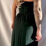 Lulus dark green corset sleeveless maxi dress wedding coctail party Photo 3