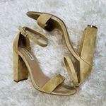Steve Madden Carrson Tan Nude Single Strap Shoes Sz 9 Photo 0