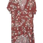 Torrid  Woman’s Floral Gauze Babydoll Tunic Top 2XL Hi-Lo Hem Shirt Photo 1