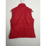 Cutter and Buck Women's Red Quilted Vest Size Medium Windtec Pockets Golf Active Photo 3
