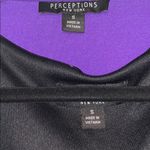 Perceptions Purple Print Midi Dress with Matching Bolero Photo 5