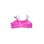 Aerie  Real‎ Power Wireless Push Up Joy Hot Pink Floral Lace Bra Sz 34B NEW Photo 1