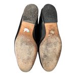 Vintage 80’s PATRIZIA PANCALDI Black & Gold Soft Leather Loafer Two Tone size 7 Photo 9