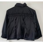 Elle Black Tie Satin Cropped Jacket NWT Photo 17