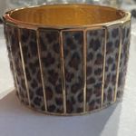 Cheetah Cuff Bracelet, Leopard Cuff Bracelet, Portugal Jewelry, Brown Photo 2