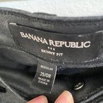 Banana Republic Black Coated Jeans Size 25 Photo 4