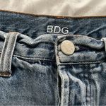 Urban Outfitters BDG  Tomgirl distressed blue button fly cotton shorts, size 26” Photo 7