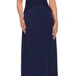 La Femme 28029 Blue Twist Front Jersey Gown 16 Photo 0