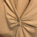 cha cha vente ⬇️  Gold Jewel V-Neck T-Shirt NEW XL Photo 9